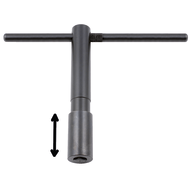 Sicherheits-Vierkant-Einsteckschlüssel DIN 905 9mm, Schaftlänge 130mm
